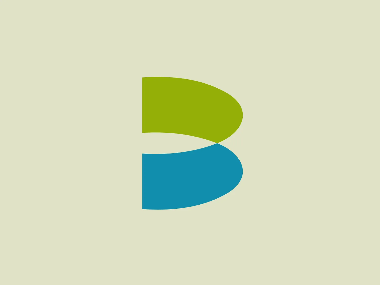 The Brierley logo features an abstract, geometric design composed of two right-angled shapes that fit together to create a dynamic emblem. The upper shape is a vibrant, lime green color, while the lower shape is a deep sky blue. Both shapes have a flat, minimalist aesthetic and are void of any additional textures or gradients, giving the logo a modern and clean look. The contrast between the two colors is striking, with their combination potentially representing growth, stability, or a merging of ideas.