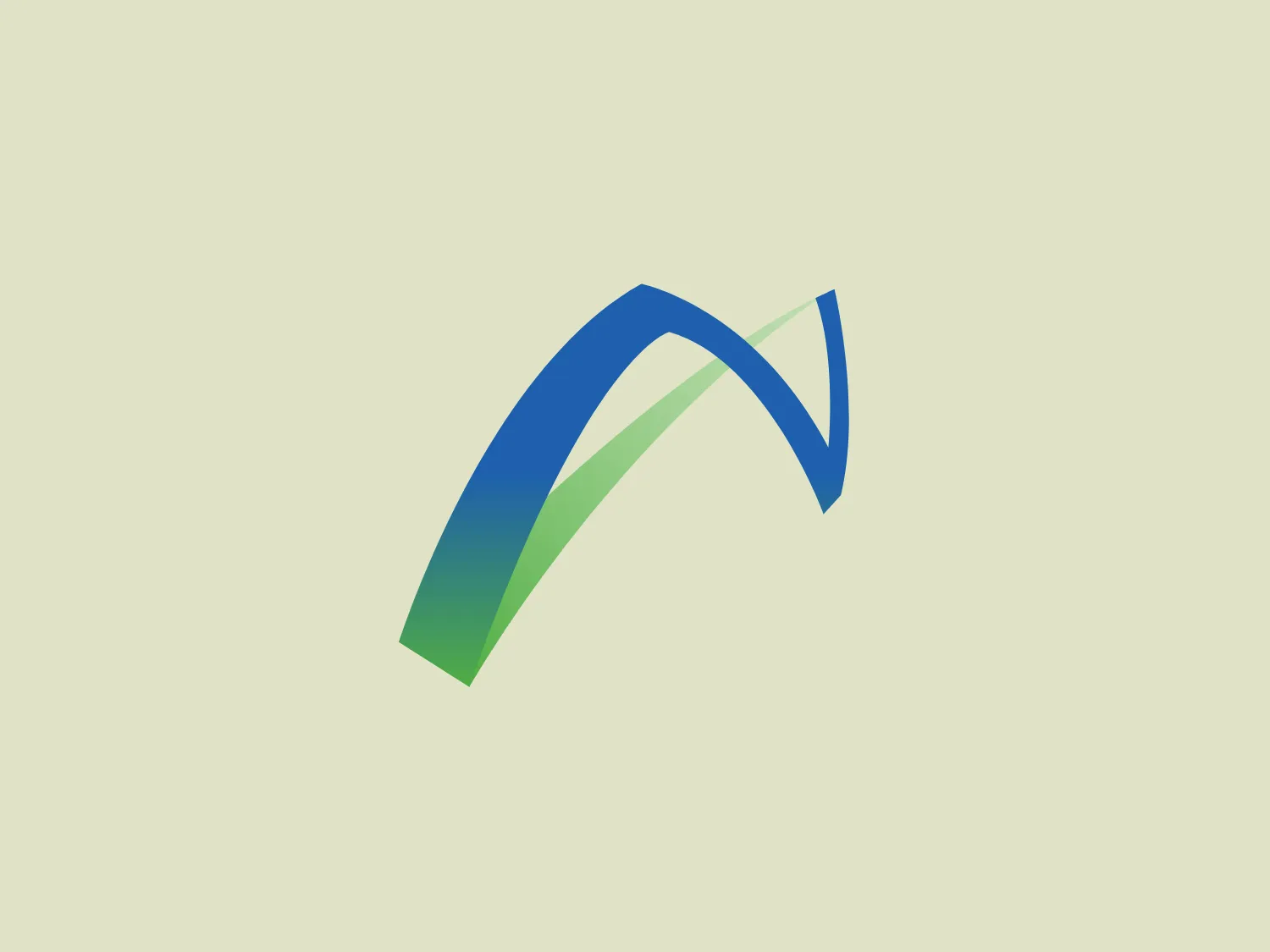 The Nemak logo features a modern, abstract design of intertwined three-dimensional ribbon-like shapes. The main colors transition from deep ocean blue to fresh lime green, creating a sense of movement and vitality. The aesthetic is sleek and professional, with a dynamic twist that suggests innovation and fluidity. The overall shape is reminiscent of a stylized letter 'N' or a wave in motion.