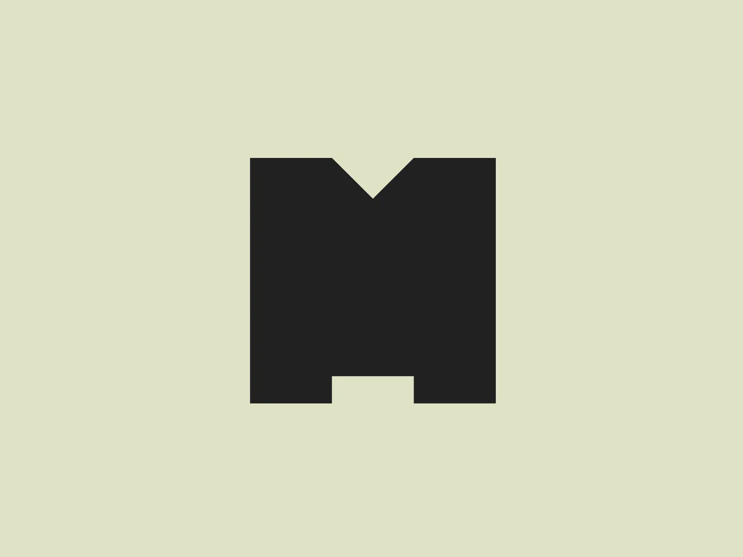 The Miljødirektoratet logo showcases a bold, dark green stylized letter "M" with a distinct notch cut out from the bottom center, creating a symmetrical design that feels modern and minimalist. The geometric shapes and clean, sharp lines convey strength and stability. The deep green color gives a sense of professionalism, growth, and vitality. The overall design is simple yet impactful, with the negative space at the bottom mirroring the shape of the letter, adding a unique character to the emblem.