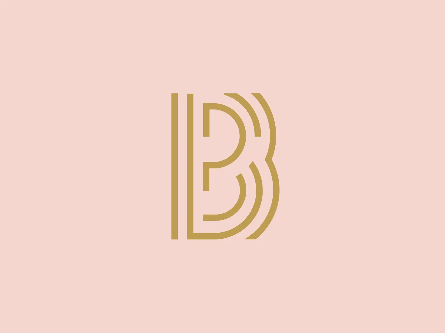 The logo for Bergland Wealth Management features a stylized "B" with overlapping bold lines, forming a modern and geometric design. The monochromatic color scheme in various shades of gold exudes a luxurious and sophisticated feel. The "B" consists of double vertical lines on the left and semi-circular lines on the right, with varying thicknesses adding depth to the design. The curvature and layering of the lines give a sense of movement, resembling sound waves or digital signals emanating from the center.