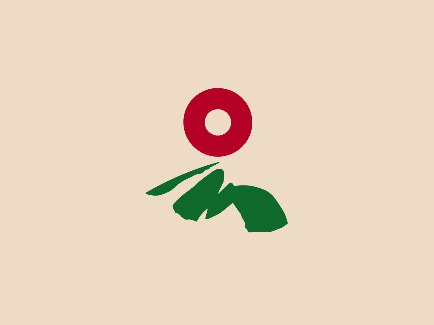 The Mexican Cultural Institute New York logo features a modern and minimalistic design consisting of two distinct shapes. On the top, there is a large, bold circle in a striking red color. Beneath the circle, three stylized green shapes resembling leaves or petals overlap, conveying a sense of motion or growth. The use of contrasting colors – red for the circle and green for the leaf-like elements – gives the logo a vibrant and dynamic appearance, emphasizing perhaps an organic or eco-friendly aspect of the brand it represents.