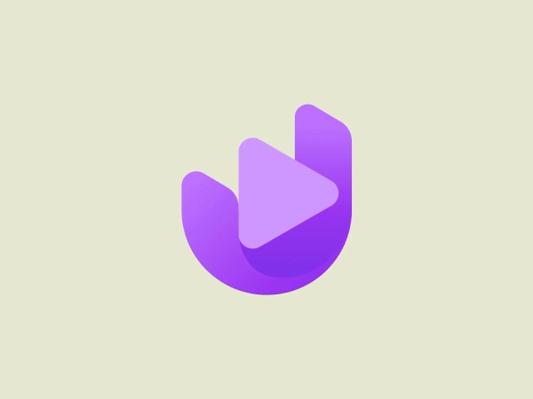 The Jobzmall logo features a stylized modern letter 'U' comprised of overlapping shapes that suggest motion or growth. It showcases a gradient of purple shades transitioning from a deep, rich purple at the base to a lighter, softer purple at the tips of the shapes. The design is sleek and dynamic, with the overlapping elements creating depth and a 3D effect. The minimalist approach with a limited color palette emphasizes its contemporary feel. Taking into account the purple hues of the Jobzmall logo, a light background that contrasts but does not compete would complement it well.