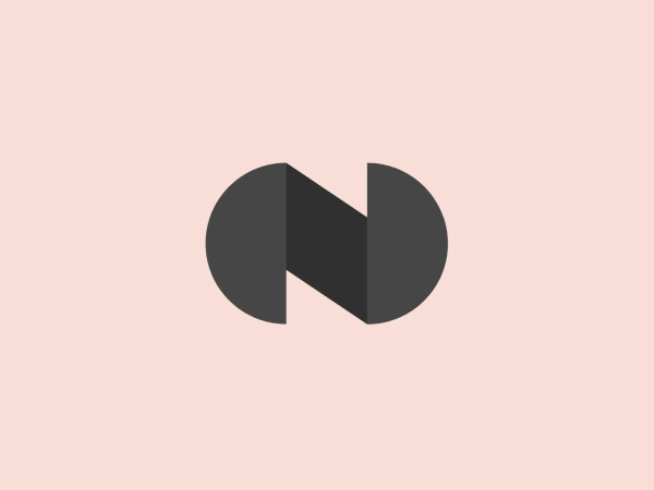 The Nornickel Group logo features a modern and minimalist design consisting of a stylized letter 'N'. Composed of two distinct blue shapes with a gradient effect ranging from a lighter to a darker shade, each half mirrors the other, forming a cohesive and dynamic 'N'. The shapes have soft curves, and the right side appears to slightly overlay the left, adding depth to the design. The overall aesthetic is sleek and professional, with the gradient conveying movement and innovation.