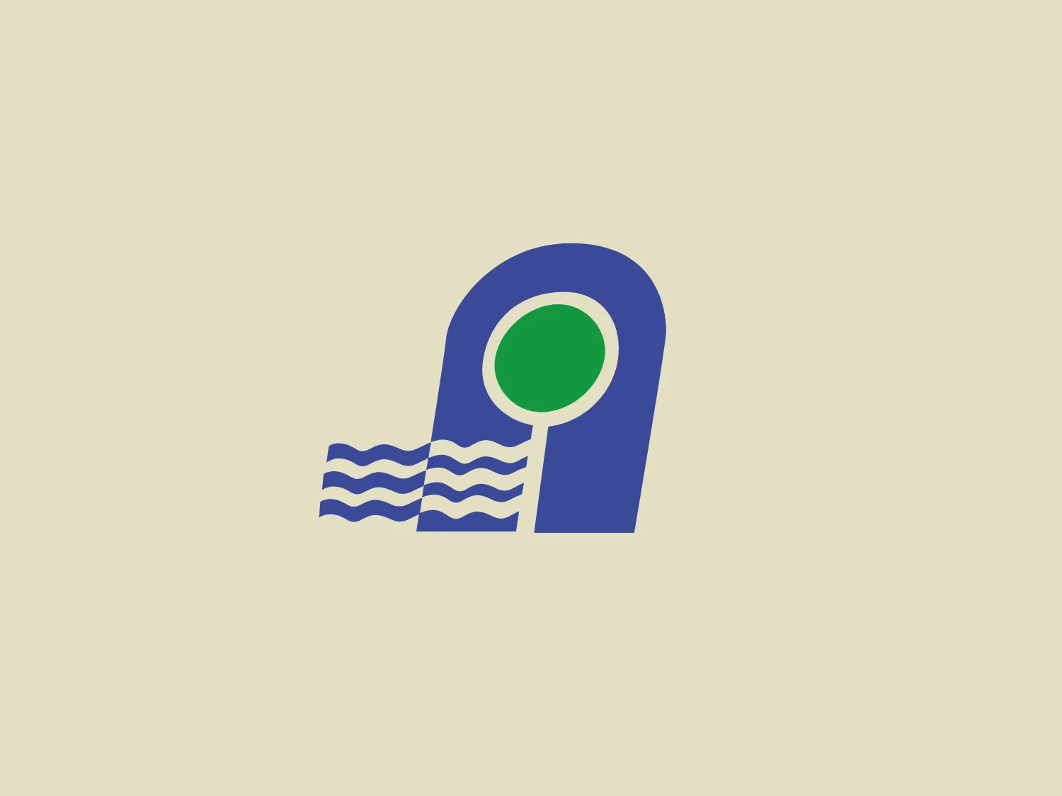 The Acodal logo features a stylized letter 'A' in a bold and modern design. The main body of the letter is a deep navy blue, with a green circle near the top, creating a standout contrast. Wavy lines in a lighter shade of blue emanate from the base of the 'A', suggesting dynamism or movement, possibly alluding to water or sound waves. The shapes are simple yet convey a sense of fluid connectivity. The overall design has a clean, professional look with a touch of playfulness due to the waves and the circular 'eye' of the 'A'. Considering the colors used in the Acodal logo, a subtle background that complements without overpowering would be appropriate.