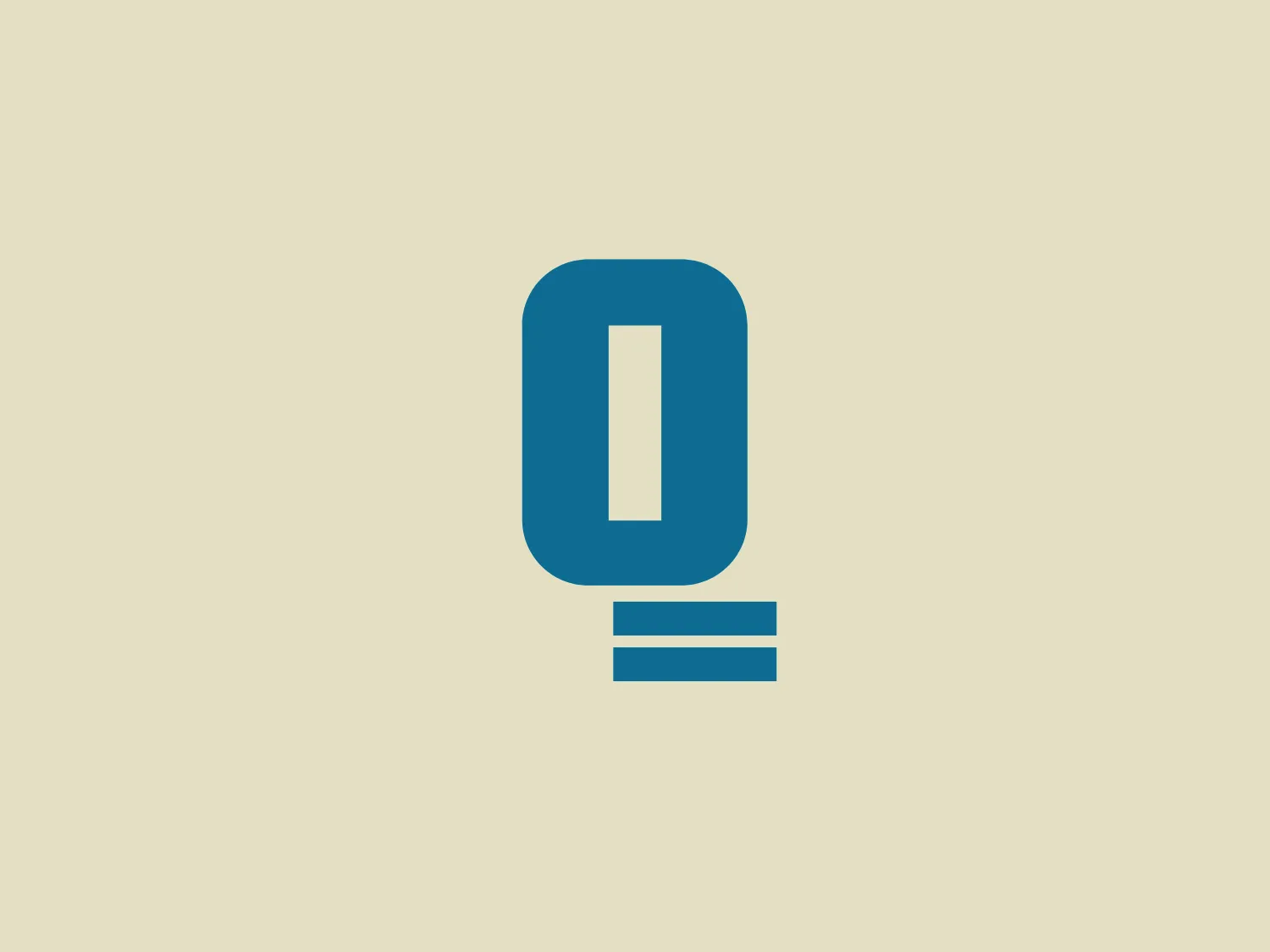 The logo for Quotient Bioresearch is a simplistic and modern design featuring an abstract figure with rounded corners, resembling the shape of the letter "Q". It consists of a large, vertical oval loop connected to a horizontal line at the base. Both elements share the same width, giving the impression that the horizontal line is an extension or footing of the oval loop. The logo is a strong shade of teal, providing a fresh and contemporary feel. The design is sleek, easily recognizable, and stands out for its clean lines and bold color choice. A suitable background hexcode color to complement this modern aesthetic without overwhelming it would be a light, neutral shade to ensure the logo remains the focal point.