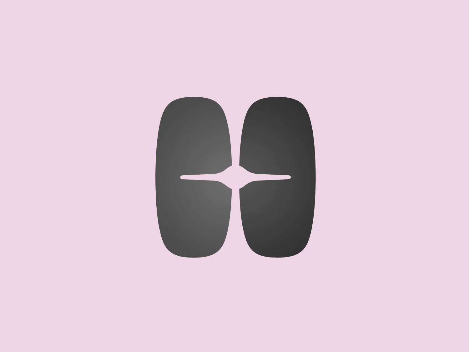 The Helpfeel logo features a pair of abstract shapes in close proximity, conveying a sense of connection or interaction. The shapes have smooth and rounded contours, with the left one featuring a gradient that flows from a warm orange at the top to a soft yellow at the bottom. The right shape displays a similar gradient transitioning from a sky blue at the top to a deeper blue at the bottom. Where the two shapes nearly touch, there are opposing white notches that create a visual bridge or link between them. The overall design exudes a modern and friendly atmosphere, with its use of gradients and curves suggesting innovation and continuity. The aesthetic is minimalistic, with a focus on color and form rather than intricate details.