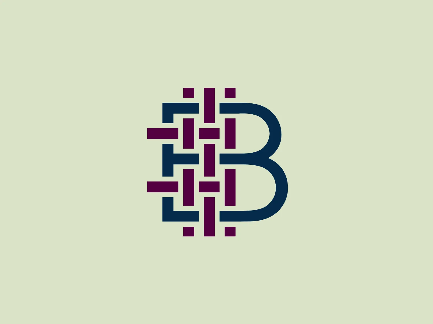 The Brocade logo features a stylized representation of the capital letter "B," composed of intersecting geometric shapes and straight lines. The modern, digital design, with shades of dark blue and purple, conveys a professional and technological vibe, reminiscent of circuitry or pixelated artwork. The precise arrangement of shapes suggests complexity and interconnectedness, hinting at networking or digital technology themes.