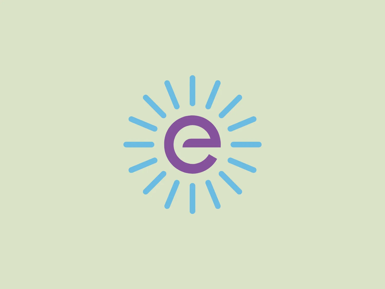 The Care Hospitals logo features a stylized lowercase 'e' at its center, with a modern and sleek gradient of purple shades. Surrounding the 'e' is a series of elongated and uniform rays suggesting radiance, rendered in pale blue and transitioning into white. The overall aesthetic is clean, fresh, and contemporary, with a calm and tech-savvy color palette, conveying innovation, energy, and approachability.