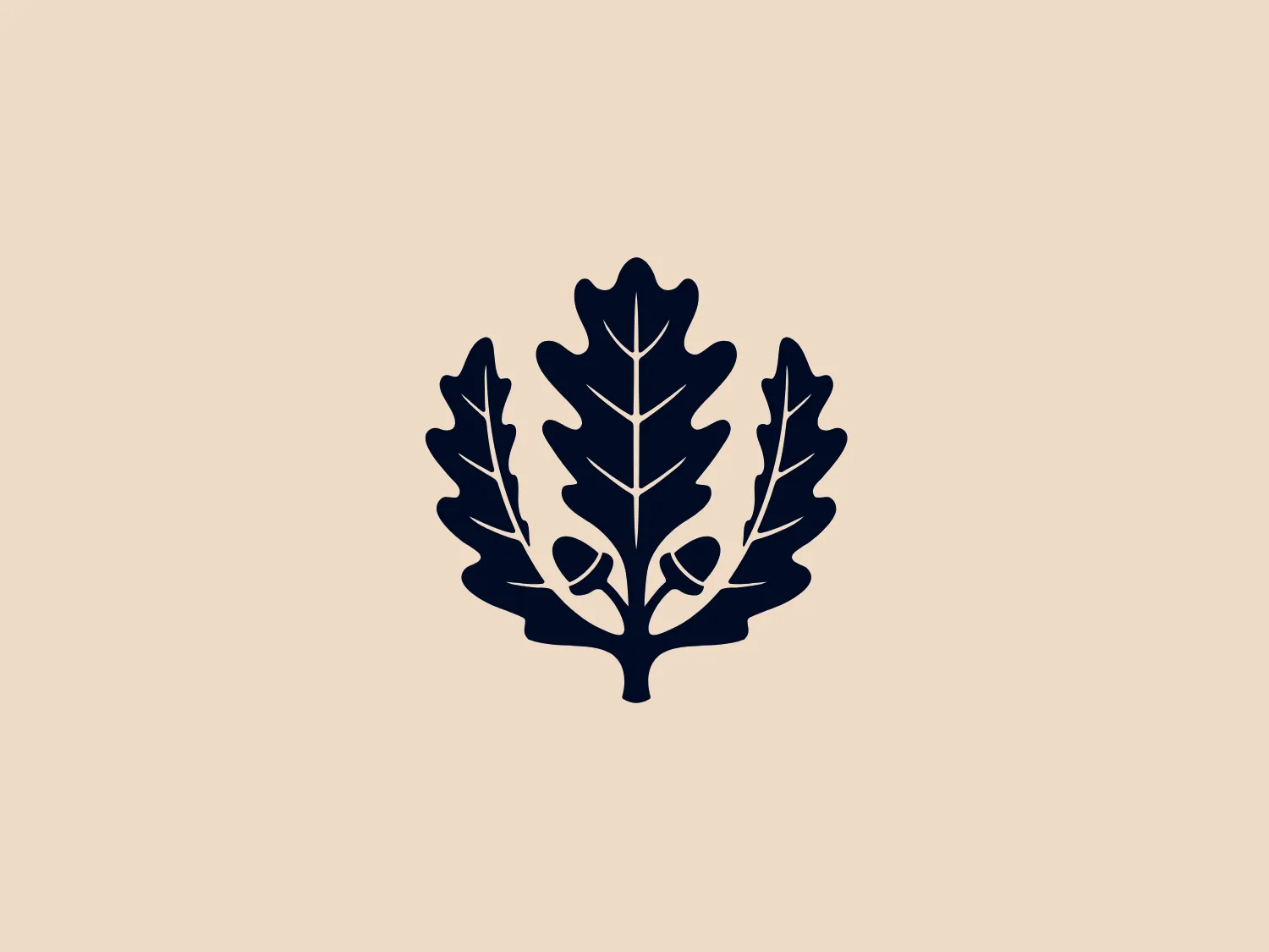 The UConn logo features a stylized oak leaf with three distinct lobes, each exhibiting intricate veins, which adds a level of detail and naturalism to the design. Two acorns nestle near the base of the leaf, implying growth and potential. The logo is rendered in a deep navy blue, giving it a professional and trustworthy feel. Its symmetry and the use of a single color make it versatile for various applications. The prominence of nature in the logo suggests it may represent an organization with environmental or outdoor connections.