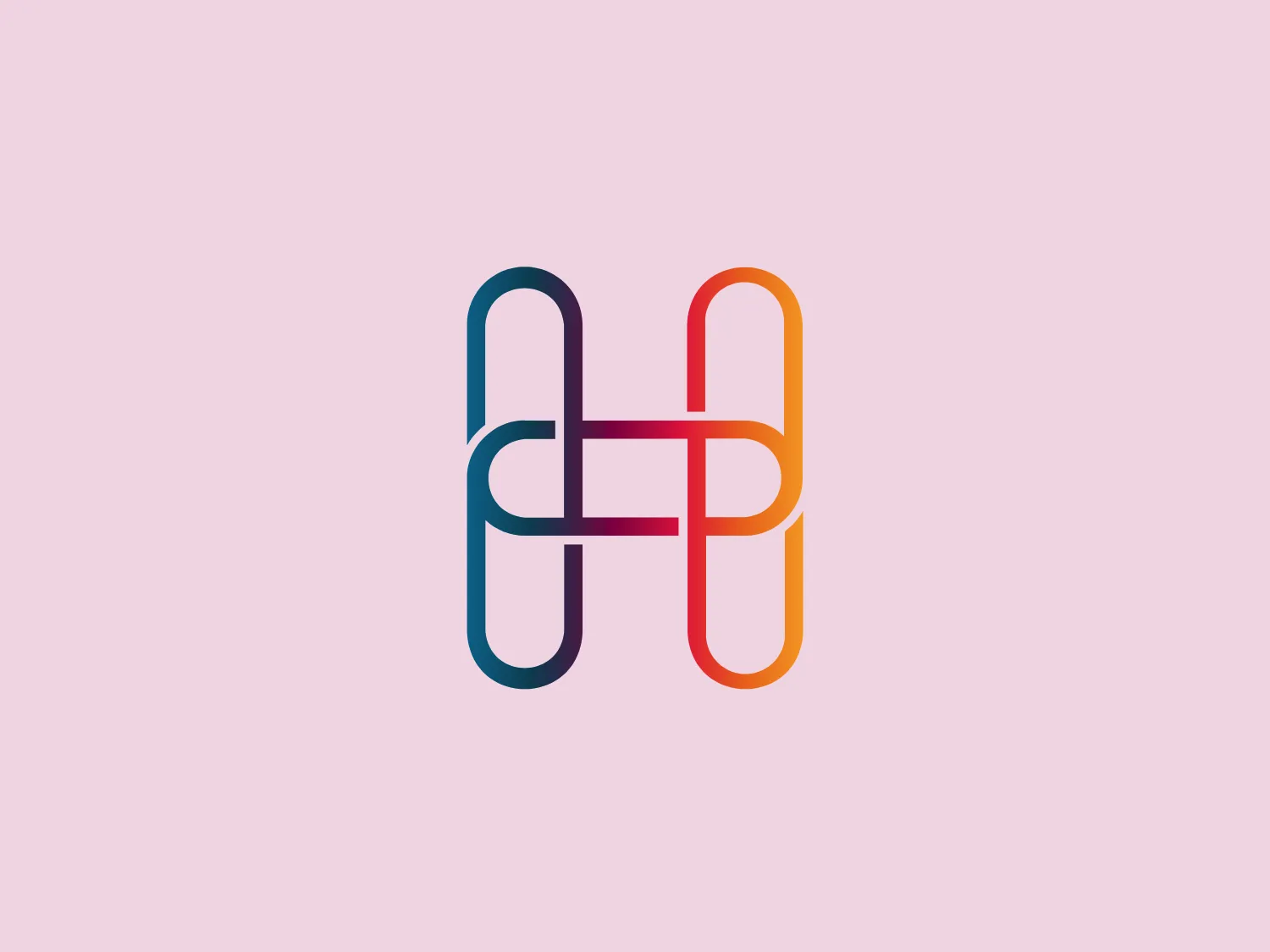 The Hematology Medical Education logo is an abstract design with two sets of parallel lines intertwined to form a unified structure reminiscent of a stylized letter 'H'. Each line gradiently transitions through a spectrum of colors, giving it a vibrant and modern aesthetic. The interlocking parts symbolize connection and cooperation, lending a sense of synergy and unity to the overall design. The lines are rounded, which softens the geometry and adds a friendly, accessible feel.
