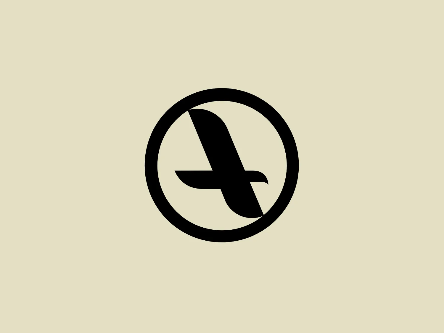 The Aigle logo is a simple, modern, and bold design consisting of a stylized black letter "A" enclosed within a black circle. The "A" showcases a unique cut, giving it a sleek and contemporary look that conveys dynamism and professionalism. Its minimalist design relies on the contrast between solid black elements and negative space to create a striking visual. The monochromatic color scheme enhances the logo's versatility and adaptability to various backgrounds.
