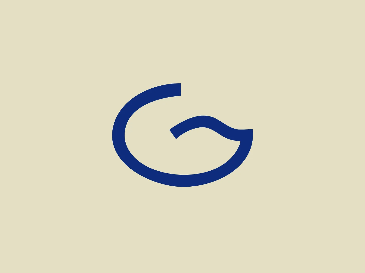 The Grander logo is a sleek and modern design with stylized and interconnected elements. It features a rich, deep blue color, suggesting reliability and professionalism. The abstract shapes evoke a sense of movement and fluidity, resembling a circular motion with an open center that can be interpreted as a stylized letter 'C'. The composition exudes balance and harmony, with whitespace creating dynamic interplay. Clean and contemporary, the design is free of additional ornamentation.
