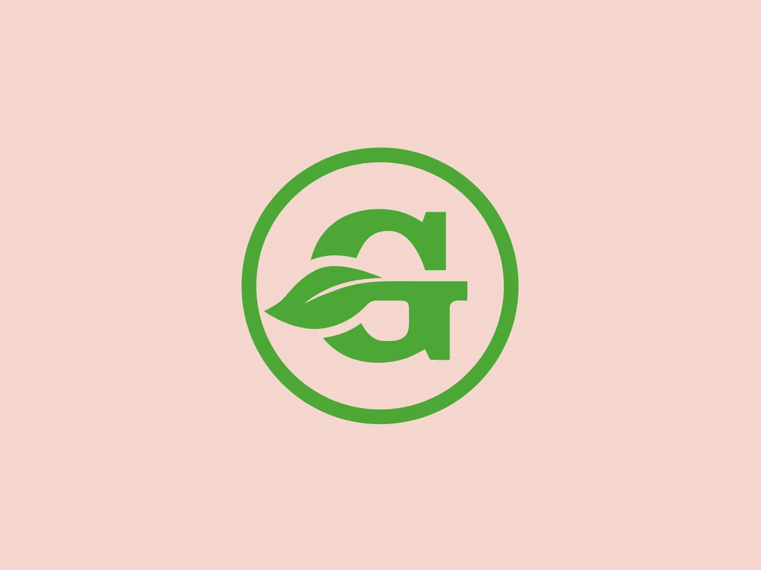 The logo in the image for GAP Connections is a stylized letterform within a circular boundary. Its design consists of a bold, green letter "a" that cleverly integrates a green leaf-like shape into the crossbar, implying a focus on nature, growth, or eco-friendliness. The shapes are smooth with rounded edges, and the overall design is simple yet impactful, conveying a modern and organic aesthetic. The color of the letter and leaf is a vivid shade of green, which suggests sustainability and a connection to the environment.
