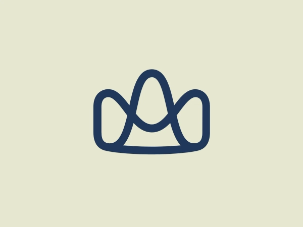 The AppSignal logo features a stylized design composed of three interconnected loops or arcs, forming a symbol reminiscent of a three-leaf clover or a triquetra. The loops create a central triangular negative space. The logo uses a single bold color, probably varying shades of blue (due to monochromatic appearance), which adds to its modern and clean aesthetic. The icon's line work is consistent in width, which contributes to its sleek and professional look.