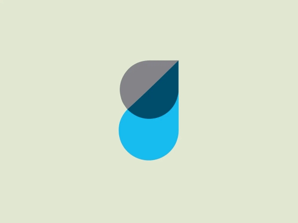 The logo for Goulds features a modern and minimalist design, with two overlapping droplet shapes symbolizing fluidity and motion. The top droplet is a dark grey, conveying a professional and serious nature, while the bottom droplet is a vibrant blue, representing trustworthiness and stability. The merging of the two elements forms a unified and dynamic mark, symbolizing liquidity, transformation, and innovation. The simplicity of the design allows for versatility across various platforms.