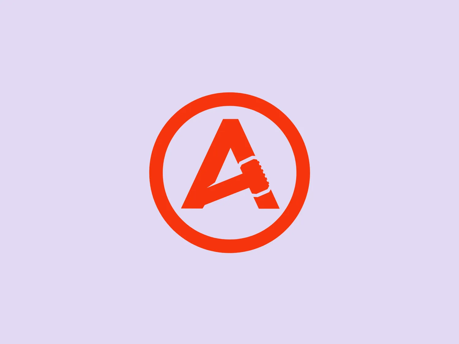 The Alloy Group logo consists of a stylized capital letter 'A' enclosed within a circle. The letter 'A' exudes a modern and dynamic aesthetic, featuring a unique geometric cut on its crossbar, enhancing its sharp and distinctive appearance. The sans-serif letter is bold with a thick stroke, exuding prominence. Both the letter 'A' and the encircling circle are presented in a vibrant orange color, creating an energetic and attention-grabbing visual. The logo's minimalistic and clean design signifies a contemporary brand identity.
