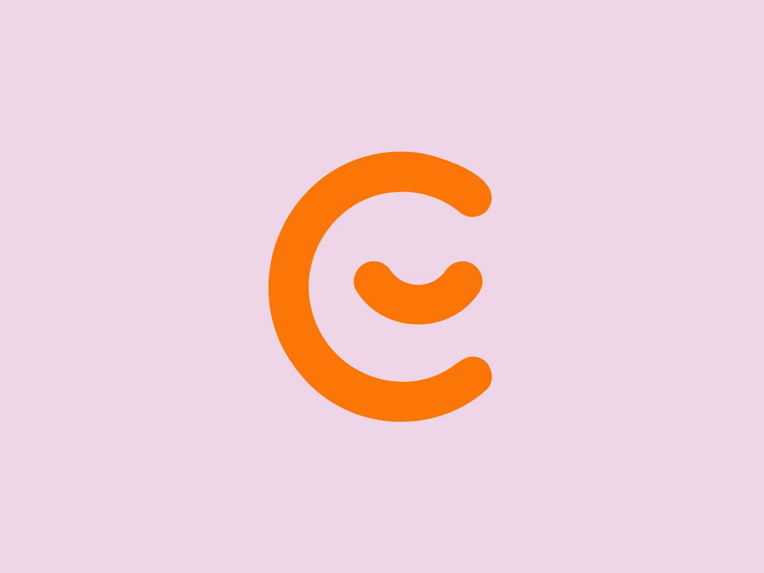 The Emma logo features an abstract, circular design portraying a letter "C" in a bright, vibrant shade of orange. The design is minimalist and modern, with rounded edges for a friendly and approachable aesthetic. The overall shape suggests movement and continuity, evoking a sense of dynamism and innovation. This simplistic yet striking logo suggests creativity and fluidity in the identity it represents.