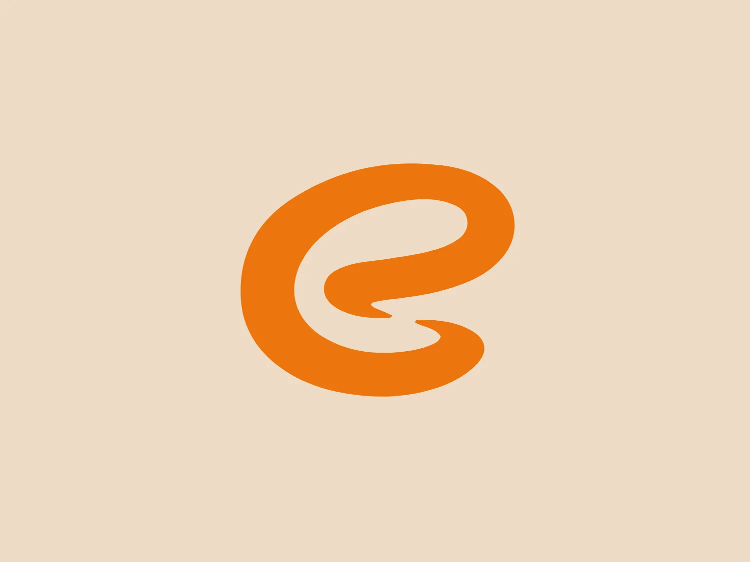 The Eczacibasi logo features a stylized letter "e" with a modern and fluid design. The character is formed by smooth, curving lines with a flowing, almost loop-like feature at the top, resembling a swirl. The color of the logo is a vibrant, saturated orange which exudes energy and creativity. Its simplicity and lack of additional embellishments denote a sleek and contemporary aesthetic, making it versatile for various branding purposes. Given the vibrancy of the orange color, the Eczacibasi logo would stand out well against a soft and neutral background.