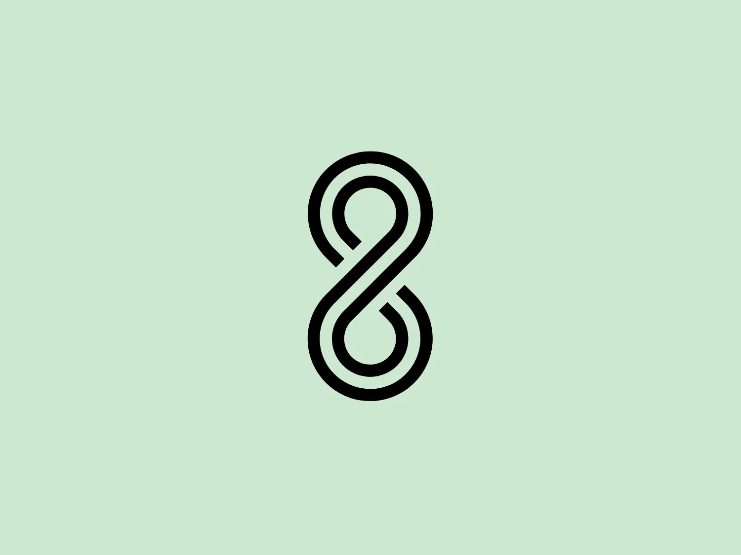 The 8Fit logo features a stylized ampersand ('&') symbol with a modern, sleek design. The bold, continuous lines form the character, and its monochromatic black-and-white color scheme adds a classic yet versatile touch. The minimalist approach is balanced by the thickness of the lines, exuding strength and presence. Additionally, the clever use of negative space within the loops creates visual balance, while the symmetrical design gives it a harmonious and elegant aesthetic.