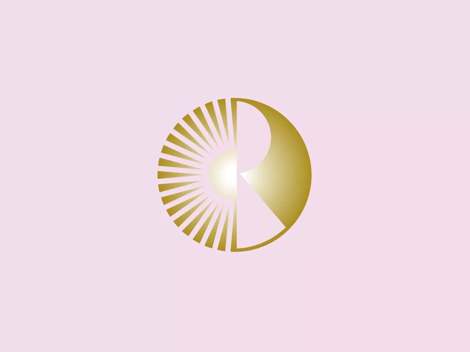 The Radium logo showcases a stylized letter "R" in a bold, serif font, seamlessly merging with a circular motif. The design incorporates a golden gradient, creating a metallic sheen that radiates outward with numerous thin lines, resembling a sunburst or a finely crafted coin. The overall aesthetic exudes elegance, opulence, and dynamism, conveying a sense of movement and prestige. The circular shape signifies unity and wholeness, while the sunburst lines impart energy and expansion.