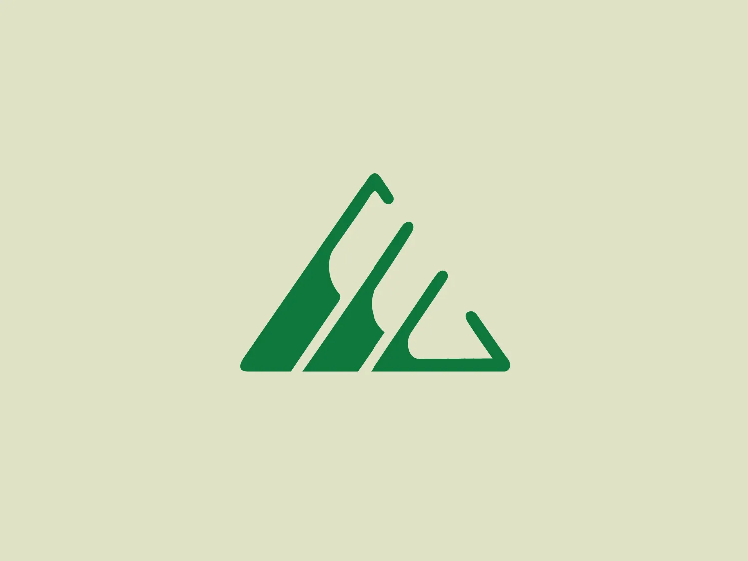 The Afirme logo features an abstract design with three stylized, pointed shapes that resemble peaks or arrows, arranged in a dynamic and ascending pattern. The primary color used is a rich, flat green, without any gradients or shades, which conveys a sense of growth, vitality, or eco-friendliness. The overall aesthetic is modern and minimalist, with clean lines and sharp angles creating a sense of forward movement and progress. The simplicity of the design ensures versatility and readability across various mediums. For this logo, a light and subtle background would complement it well without overwhelming its simplicity.