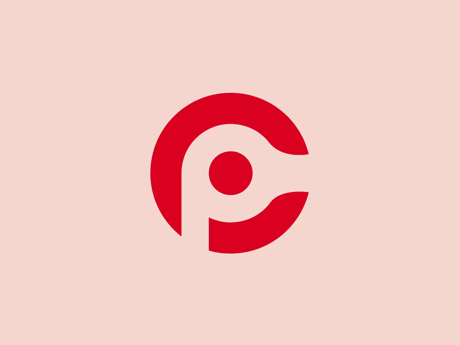 The Pipelink logo features a bold and stylized letter "C" in red. The letter is designed with a circular hollow space in the center, giving it a modern and dynamic appearance. The design is simple yet striking, with a smooth flow that suggests movement or connectivity. The use of negative space inside the letter creates an abstract shape that could also be interpreted as an eye, suggesting vision or focus. The red color of the logo is vivid and carries a sense of energy and passion.