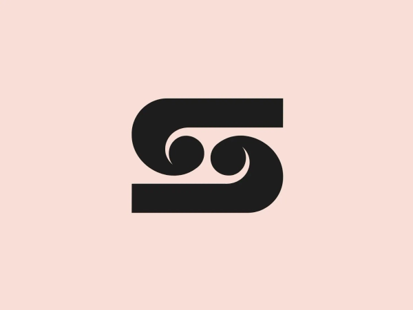 What we like is the bold, modern "S" logo design with a distinctive cut-out, creating a dynamic and impactful look for Supra Desarrollos.