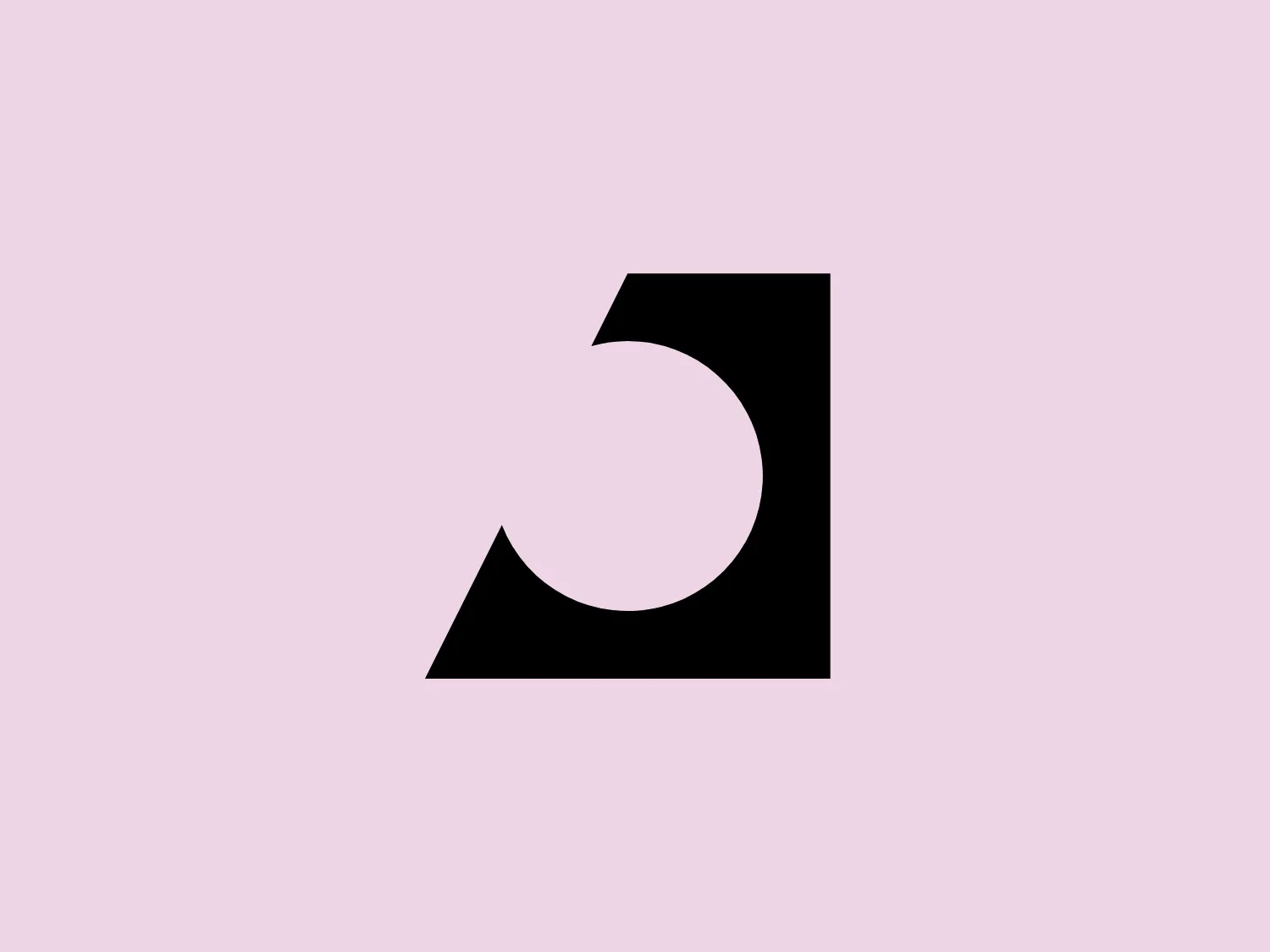 The Jigsaw logo consists of a bold and minimalist black geometric figure resembling a number '5'. It features a straight vertical line on the right side, connected by a pair of angular lines meeting at the bottom to form a sharp base. On the left side, a perfect half-circle cut out creates the top of the '5', achieving visual balance between curved and straight edges. The use of negative space within the semi-circle is striking and enhances the modern aesthetic of the logo. The contrast between the black figure and a potential background color is essential for the logo's impact. A lighter shade complements the black, providing contrast without overwhelming the simplicity of the design.