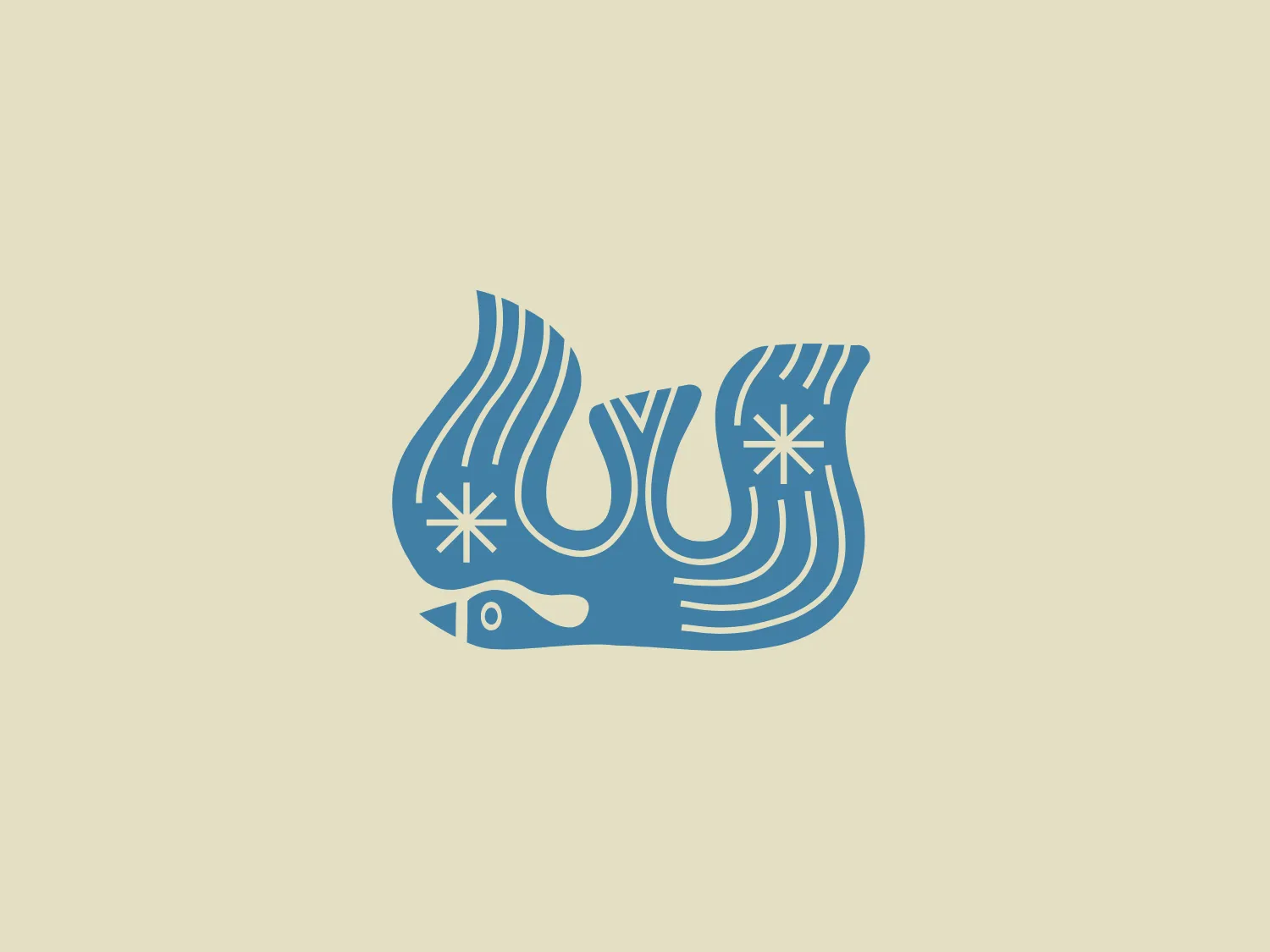 The Whitley College logo features a stylized illustration of a bird, composed of fluid, curvaceous lines that give it a dynamic and organic feel. The bird appears to be in profile, facing left. Main design elements include a pronounced curved beak, a wing delineated by lines, and details suggesting a stylized plumage that includes simple star or snowflake-like shapes. The color of the bird is a calming shade of light blue, providing a fresh and clean appearance. The aesthetic is minimalist and could be indicative of a brand related to nature, the environment, or the outdoors. Given the logo's light color and tranquil design, a subtle background color would complement it well.