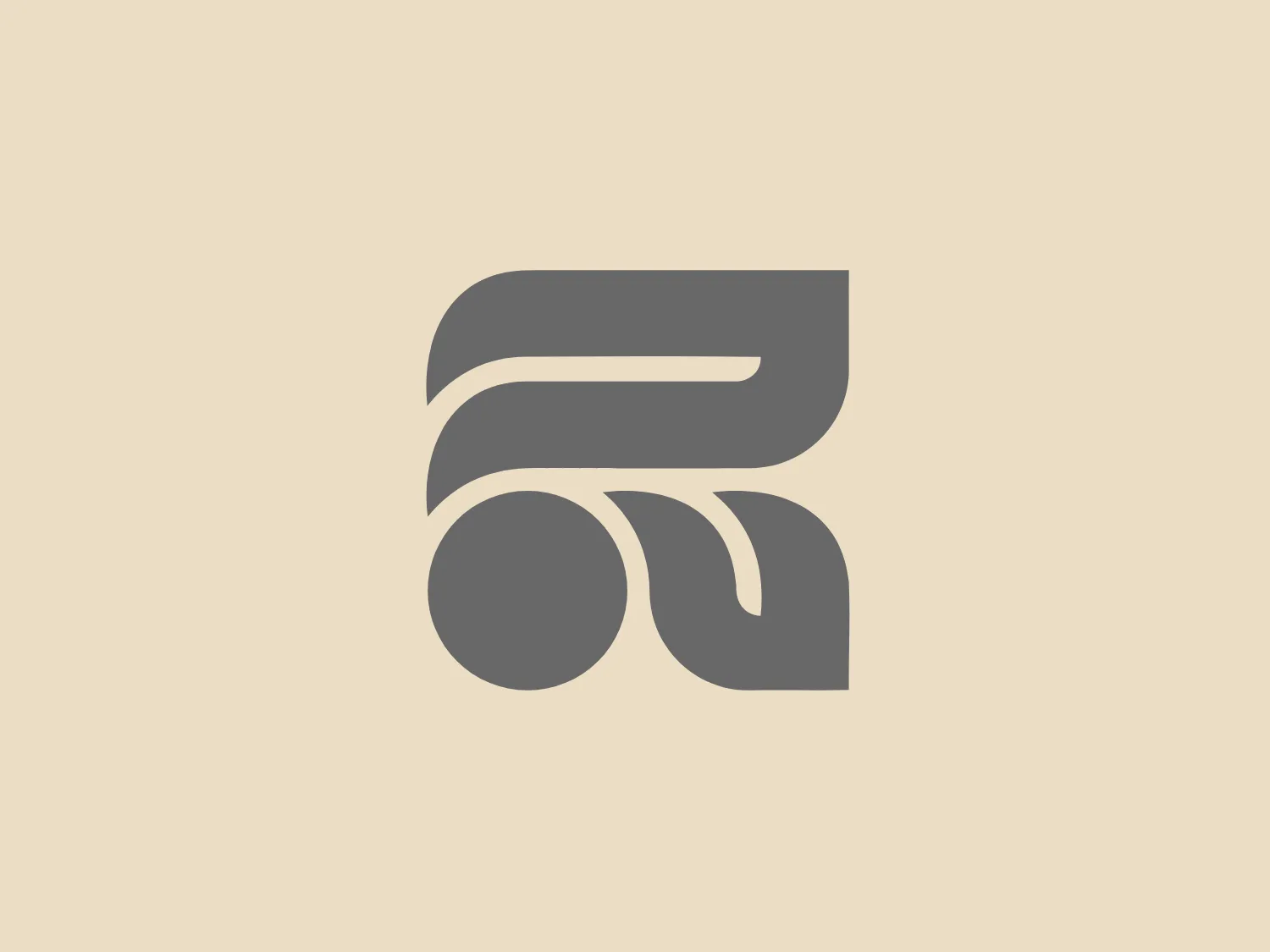 The logo for Ripple NW features an abstract, modern design with flowing curves that create a sense of smooth motion and connectivity. The shapes form a stylized letter, possibly an 'R', using negative space and the interaction of the curves. The main color of the logo is a soft, muted green, giving it a fresh and organic feel. The design exudes simplicity and fluidity, making it versatile and clean. A soft pastel background color would complement the aesthetic of the logo without overpowering the design.