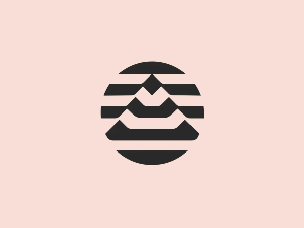 What we love: The bold use of color and geometric form in the Alpina Sports logo creates a modern and impactful visual statement.