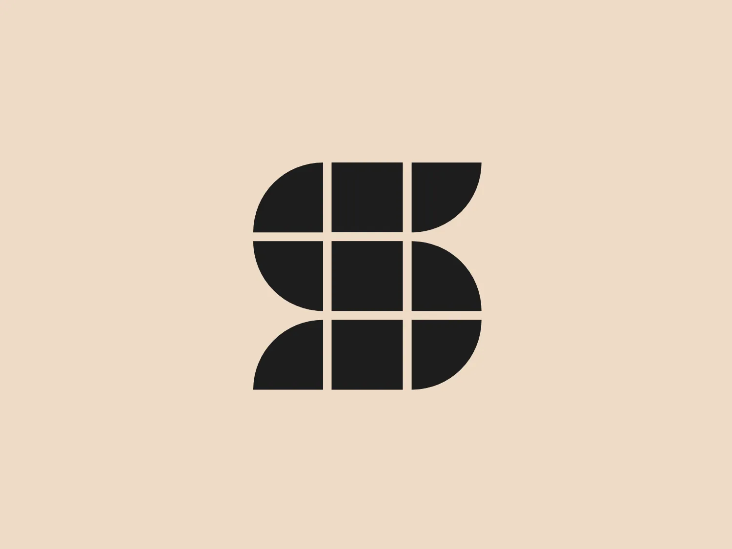 This logo presents a stylized letter "B" composed of red squares and negative space which creates the illusion of two vertical sections. The right side consists of three squares suggesting a grid pattern, while the left side uses the negative space between the squares to form the curved part of the "B." The color of the squares is a solid, bold red, creating a striking contrast against a light background. The overall design is minimalist and modern, with a geometric and clean-cut aesthetic. Considering the simplicity and boldness of the Secure Decisions logo, a subtle and light background color would complement it well.