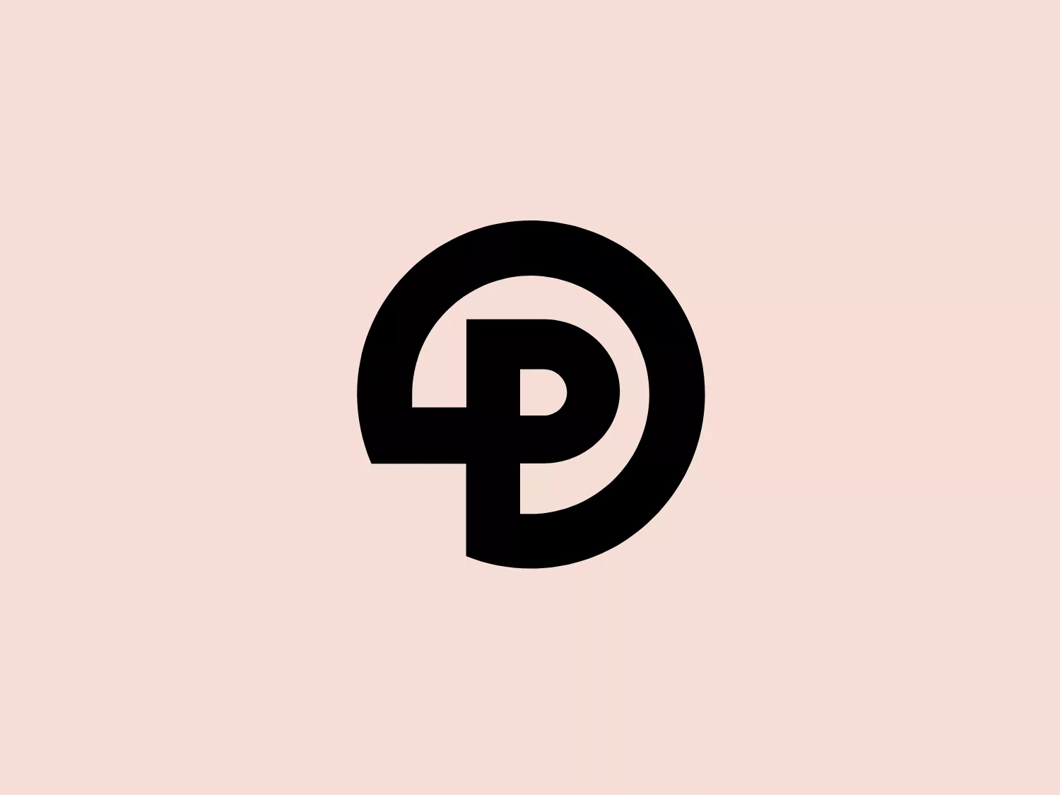 The Pamerpo logo is a bold, monochromatic design featuring the letter 'P.' The construction of the logo is minimalist and consists of thick, black lines that form a cohesive and circular emblem. The central part of the 'P' is artfully extended to connect with the outer circle, creating a seamless loop. This gives the impression of continuous movement and unity. The overall aesthetic is modern, clean, and easily reproducible across various media. The simplicity and strong contrast suggest that it would stand out well against a subtle background.