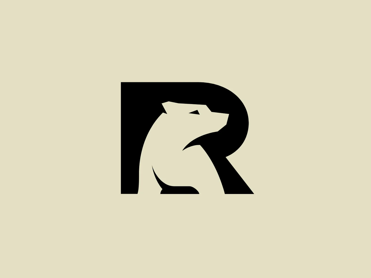The logo for RTIC incorporates a bold, sans-serif "R" in black, seamlessly integrating a bear silhouette within the letterform. This design choice exudes strength and assertiveness. Against a white backdrop, the stark black color creates a striking visual impact. The clever use of negative space yields a modern, clean aesthetic, while the subtle inclusion of a bear adds a touch of wilderness to the brand's image.