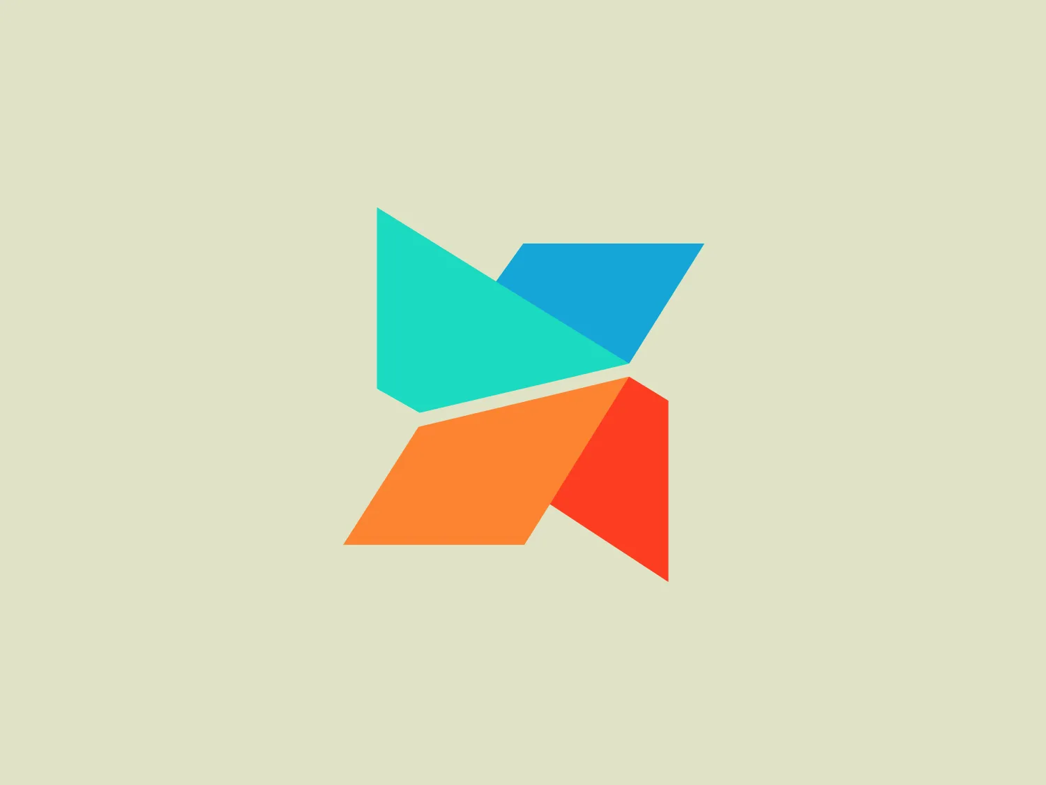 The MODX logo consists of an abstract, geometric design featuring three stylized planes or facets that interlock or overlap. The topmost shape is colored in a gradient from light to dark teal, the middle shape in a gradient from light orange to a deeper shade, and the bottom shape in a solid vibrant orange. The overall aesthetic is modern and dynamic, suggesting movement, perspective, and a three-dimensional form. Despite its simplicity, the logo conveys a sense of innovation and connectivity.