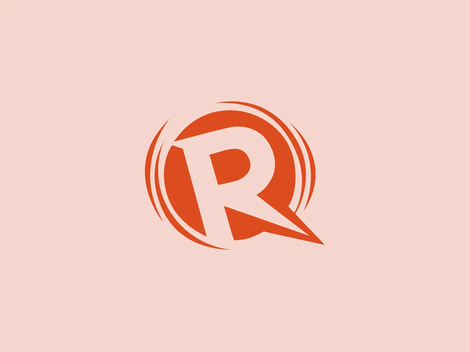The Rappler logo features a dynamic and modern design, with a stylized letter 'R' in a bold and vivid orange color encased within a partial circular swirl, suggestive of movement or rotation. Varying line thicknesses add a sense of energy and agility to the overall aesthetic, enhancing the sense of speed and forward momentum. The minimalist approach, with clean lines and uncluttered look, allows for easy recognition and versatility in various branding purposes.