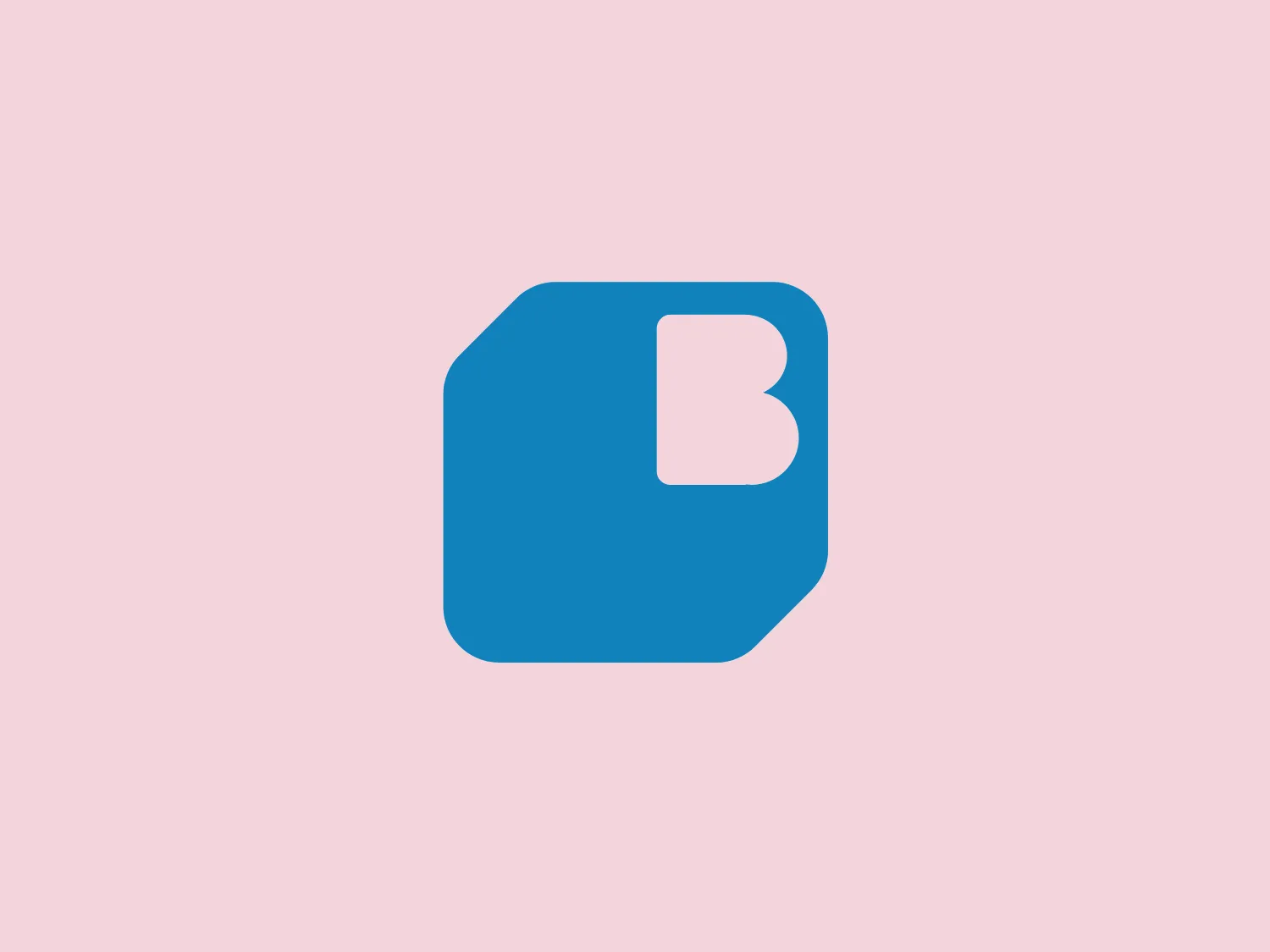 The Blue Cube logo showcases a stylized, modern letter 'B' within a rounded square. The 'B' consists of two parts: a blocky, white, serif-like structure representing the vertical backbone, and a contrasting, rounded, negative space denoting the horizontal strokes. The surrounding square, with slightly rounded corners, exudes a soft and approachable look in a deep, vivid blue color, creating a professional and trustworthy feel. The minimalist design offers a clean and eye-catching contrast between the white and blue.