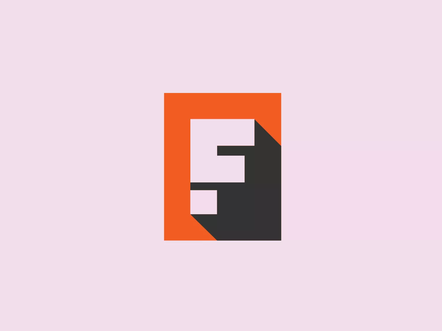 The Foothold Foundation logo features a bold, modern design with a stylized, geometric letter 'G' inside a square frame. The 'G' is created with right angles and a blocky aesthetic, and the negative space forms a smaller, inset square at the lower right corner. The colors used are a dark grey for the 'G' and a vibrant orange for the surrounding square, providing a stark contrast. This design exudes a professional, tech-savvy feel, with clean lines and sharp contrast for a strong visual impact.