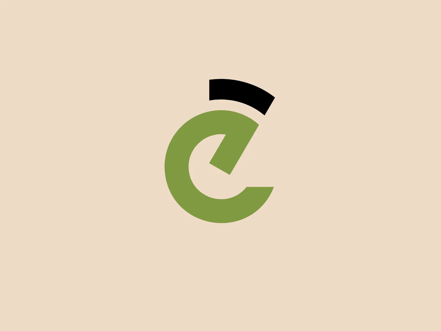 The "APRÈS" logo showcases a stylized lowercase 'e' in a bold, modern sans-serif typeface. The 'e' is a vibrant olive green, symbolizing growth and freshness, with negative space creating a subtle upward arrow for progress. A black rectangle capping the 'e' adds sophistication and uniqueness. The overall aesthetic is clean, contemporary, and versatile for various branding applications.