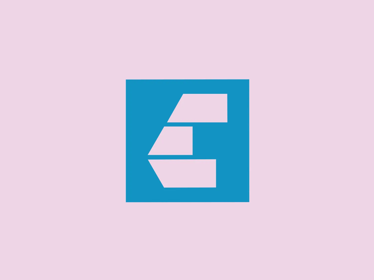 The Erusu Consultants logo presents a minimalist and contemporary design, featuring a stylized letter "E" located within a square. The "E" is constructed from negative space and is defined by three solid bars that give the impression of the letter's segments. The overall design has a geometric quality with clean lines and right angles, providing a professional and modern look. The color of the logo is a vibrant shade of cyan or turquoise, which adds to its fresh and striking appeal.
