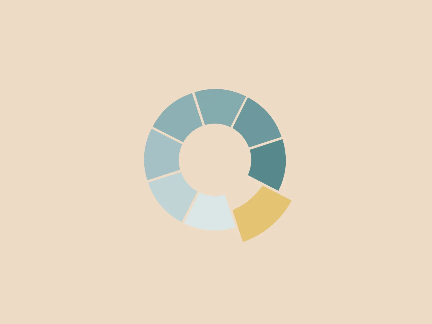 The logo for QS Investors features a stylized circular wheel with segments in various shades of blue and one segment in a muted gold color. Most likely representing data or segments of a whole, this logo resonates with a professional and clean design aesthetic, suitable for corporate or technological contexts. The wheel appears to be in motion, with the golden segment seemingly leading the spin, suggesting innovation or a unique feature within a standard model or industry. It appears modern and minimalistic with its flat design and limited color palette.