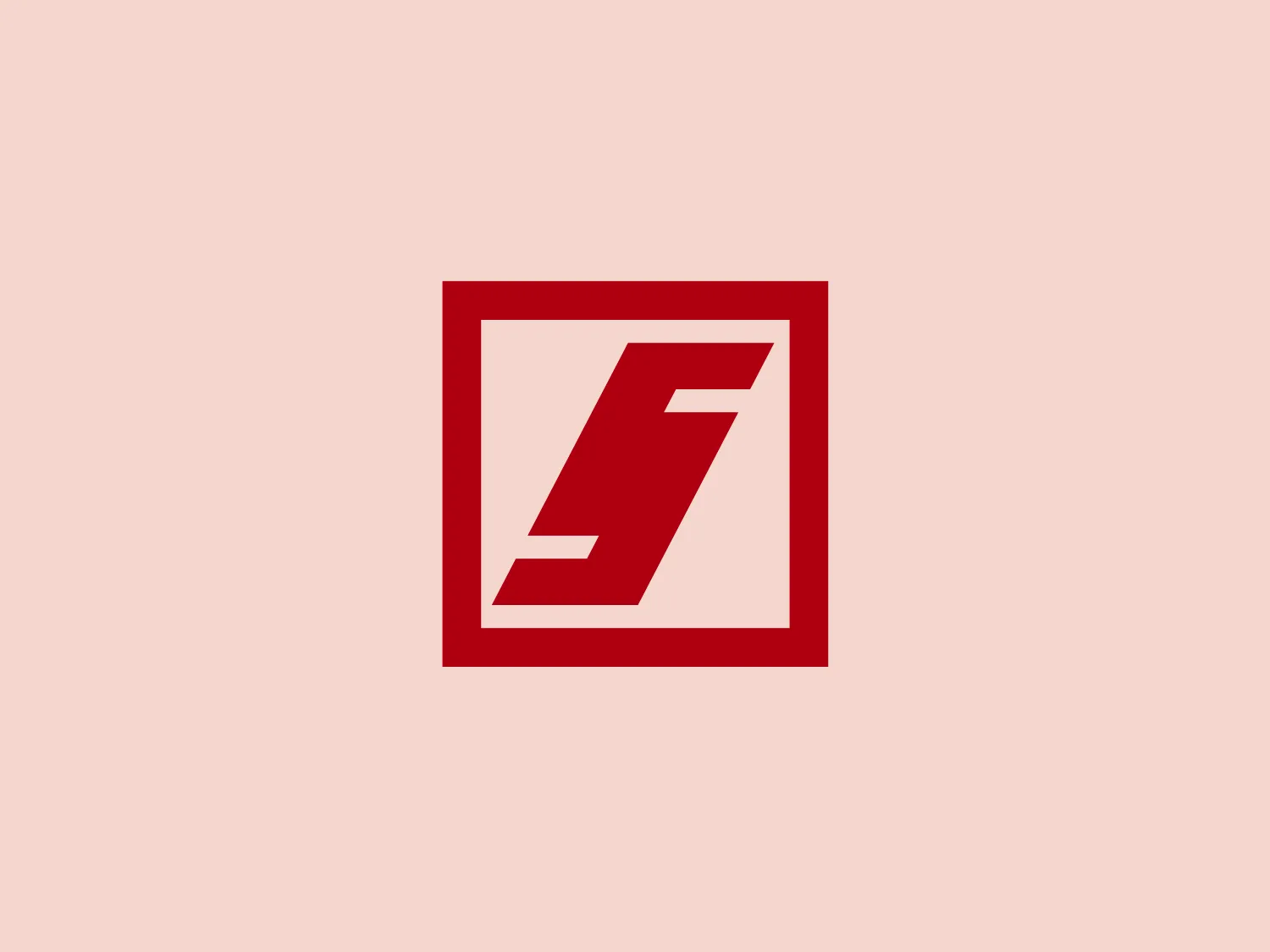 The Sarstedt logo features a stylized, angular letter "S" within a square border. The "S" itself has sharp edges and bold lines, presenting a dynamic and modern feel. It is composed of a solid red color set against a white background, and the square border features a thinner outline in the same red. The negative space within the "S" creates an additional dimension, adding to the striking appearance of the logo. The overall aesthetic is clean, with a professional and sporty connotation.