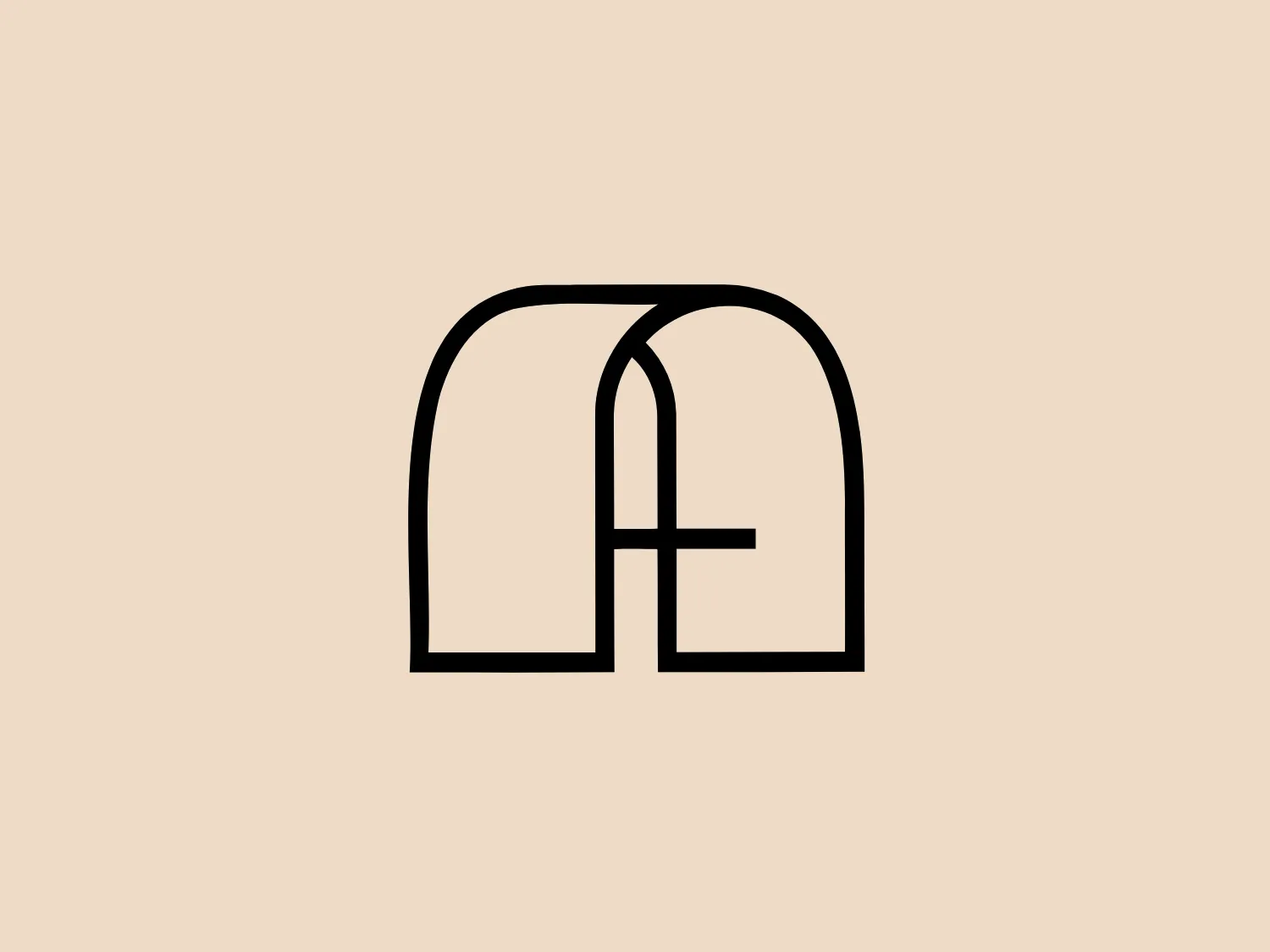 The Arteria logo is a sleek, minimalist graphic featuring bold, black lines forming a distinctive abstract shape resembling an uppercase letter 'N,' seamlessly connecting its vertical and curved parts. With a modern, clean design and no extra embellishments or color, the logo exudes a versatile and timeless look. The symmetry creates balance, while the ample negative space enhances its sharp and professional appearance.