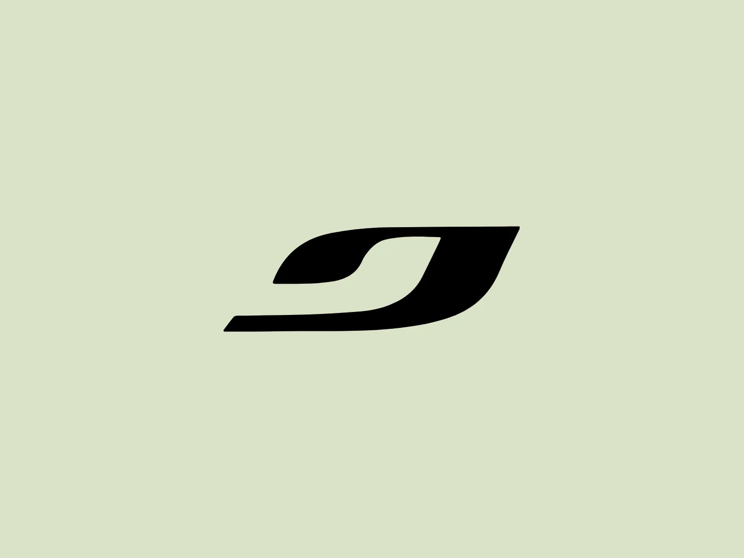 The Julbo logo is a sleek and modern design featuring a stylized abstract shape resembling a combination of a leaf and a dynamic swoosh. It is monochromatic, with the main form in black, boasting elegant curves and sharp angles that evoke movement and growth. This minimalistic design is versatile and suitable for various contemporary settings and media applications.