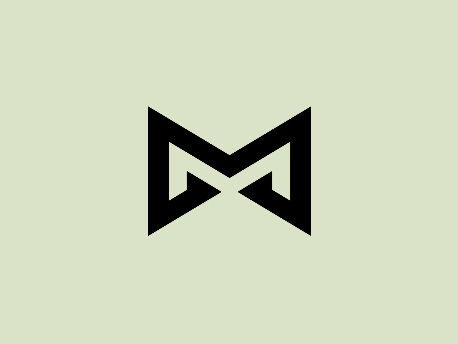 The Misfit Wearables logo is composed of bold, black geometric shapes forming a symmetrical and abstract design. It consists of four triangles pointing outward from a central point, creating a stylized "M" with sharp angles and a modern, minimalist aesthetic. The negative space between the shapes plays a crucial role in defining the logo's structure and visual impact. The clean lines and stark contrast imbue the Misfit Wearables logo with a professional and contemporary feel.