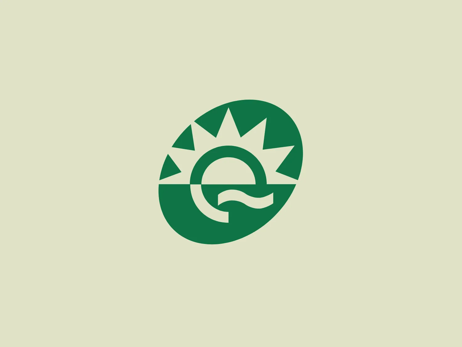 The Quest Diagnostics logo features a bold and stylized circular emblem with a deep, forest green hue. At the center, an abstract white shape resembling a dynamic swoosh suggests movement or flow, encircled by white, triangular forms pointing outwards, reminiscent of a sun or starburst, adding energy and radiance to the design. The overall aesthetic is modern, clean, and conveys a sense of vitality and natural force.