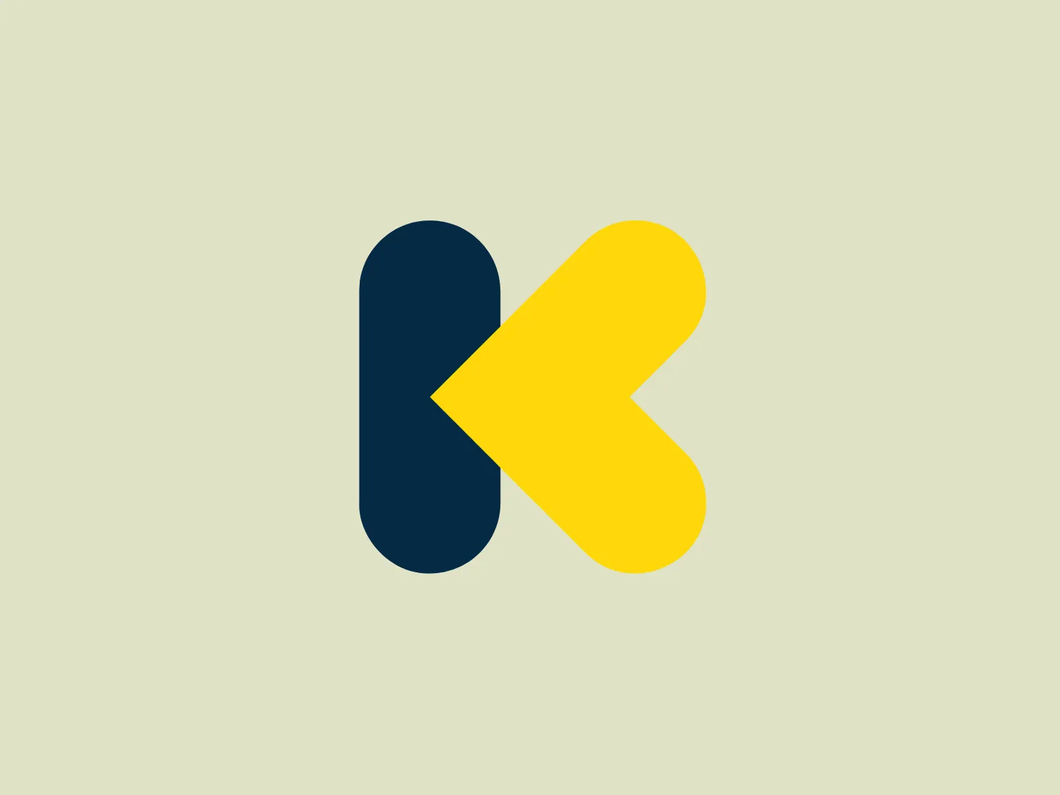 The Katschberg logo features a minimalist design comprising two geometric shapes: a dark blue pill-shaped figure and a bright yellow arrowhead-like shape. These elements are arranged in a partly overlapping fashion, creating the appearance of dynamic forward motion or a "play" symbol. The blue color provides a sense of professionalism and trust, while the yellow adds a pop of energy and optimism, symbolizing innovation, movement, and progress. The overall design aesthetic is modern, clean, and highly adaptable for digital or print purposes. Given the colors present in the logo, a neutral background that complements without overwhelming would be most effective.