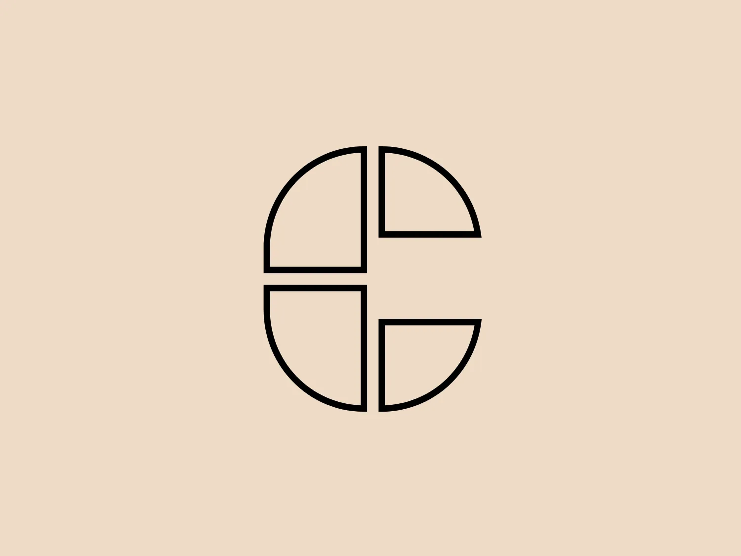The Consensus by Coindesk logo features a contemporary, minimalist, and geometric design. It consists of bold black lines forming a circle divided into four equal quadrants, with straight lines creating a pie piece or window pane effect within each quadrant. The use of negative space and symmetry gives it a modern and clean aesthetic, conveying a sense of balance and order. The simplicity and monochrome color scheme make it suitable for pairing with a soft background to maintain its modern and uncluttered look.
