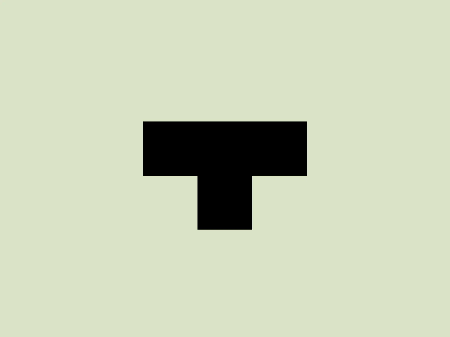 The image is a simple, bold logo consisting of a black letter "T" with a distinctive design. The letter is depicted with a thick, sans-serif font and features a broader horizontal line compared to the vertical line, giving it a balanced and sturdy appearance. The overall design aesthetic of the Tabakalera logo is modern and minimalistic with a strong and easily recognizable silhouette. No additional elements or embellishments distract from the central figure, making the design clean and effective for branding purposes. The logo conveys a sense of reliability and professionalism.