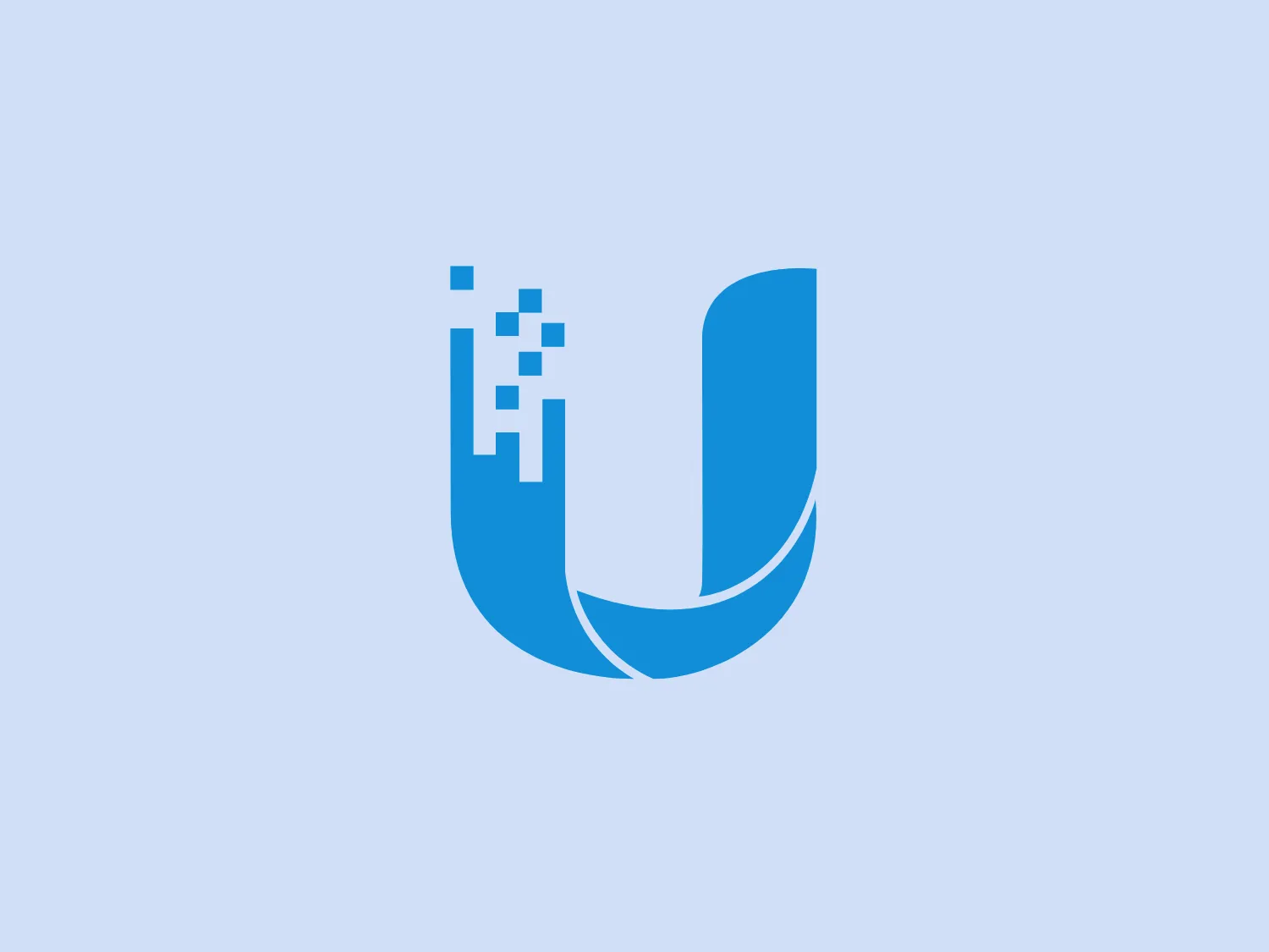 The logo features a stylized letter ‘U’ in a vibrant shade of blue. Its design is modern and minimalistic, with the right portion of the letter composed of solid color, while the left side transitions into pixels or blocks fading away, possibly suggesting digital technology or data. The ‘U’ is smooth and rounded, giving it an approachable and friendly appearance. The use of negative space within the blocks creates a dynamic and visually interesting effect.